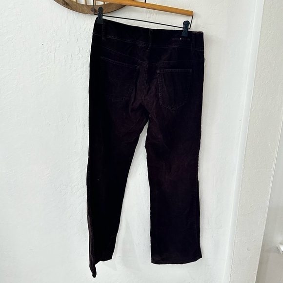 Vintage Tommy Hilfiger Chocolate Brown Double Button Closure Flare Bootcut Jean - Picture 10 of 16